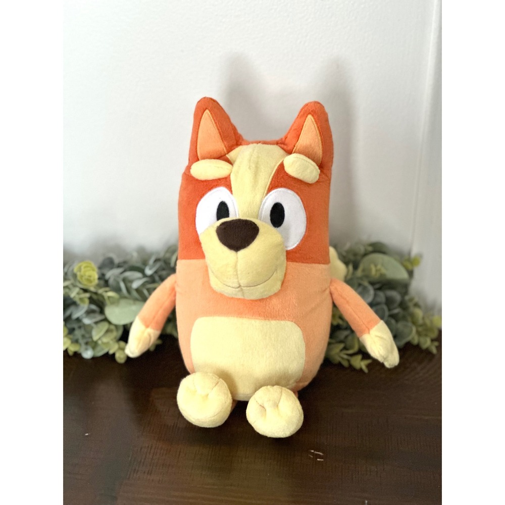9" Bluey Bingo Talking Plush 2018‎ Sounds orange dog Moose Toys Disney